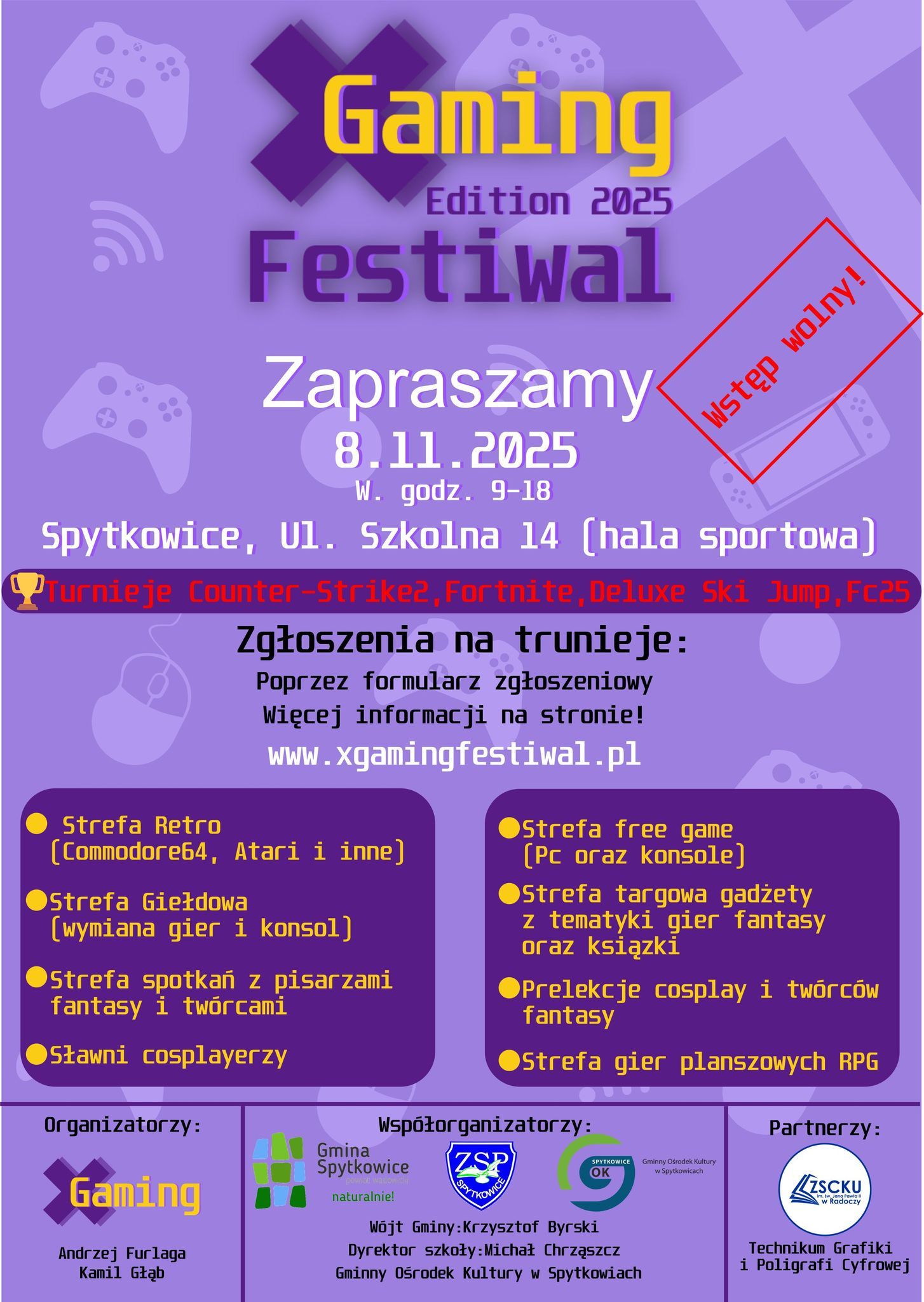 X Gaming Festival plakat